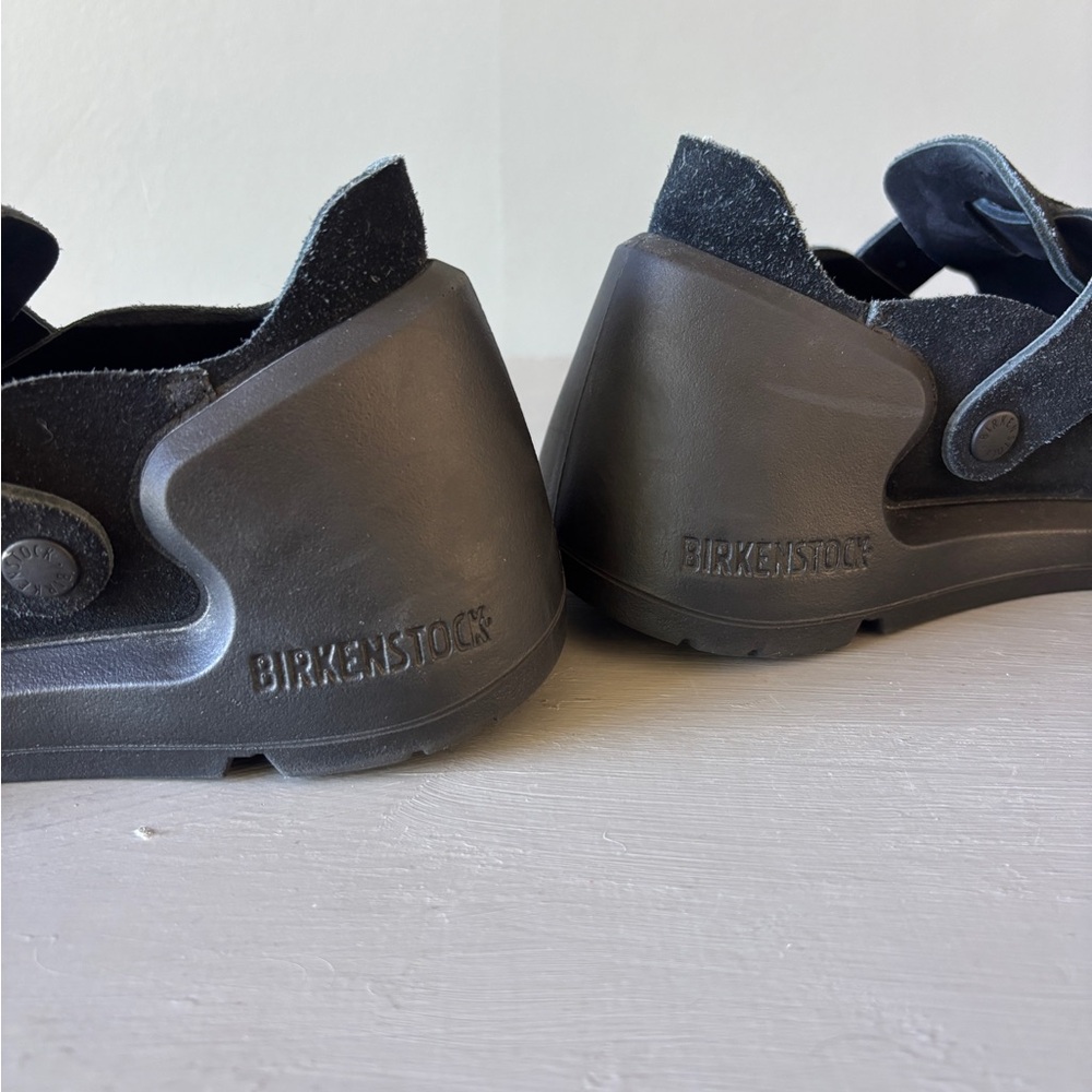 Birkenstock Reykjavik Nubuck Leather Shoes 39N Black - Picture 4 of 12